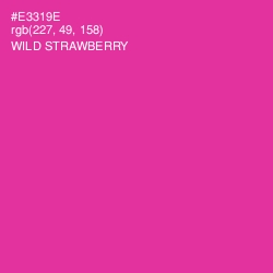 #E3319E - Wild Strawberry Color Image